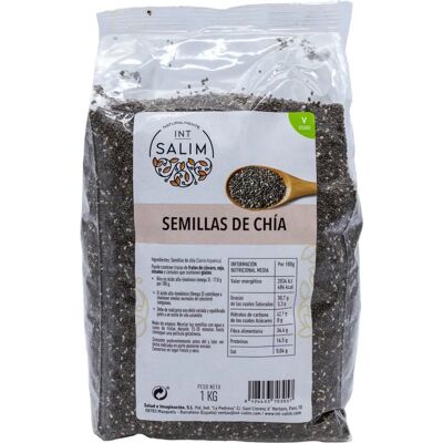 Int-Salim Chia Samen 1kg - Hoch Omega-3 Int-Salim Chia Samen 1kg - Hoch Omega-3