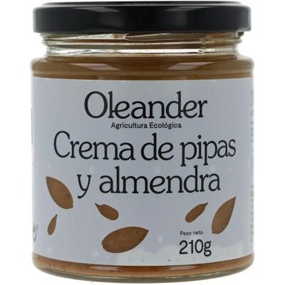 Crema de semillas de girasol y almendra Oleander - Sal orgánico - 210 g Crema de semillas de girasol y almendra Oleander - Sal orgánico - 210 g
