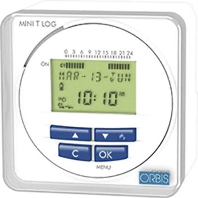 ORBIS Weiß Digitaler Timer - 40 Programme - IP20 - 230V ORBIS Weiß Digitaler Timer - 40 Programme - IP20 - 230V