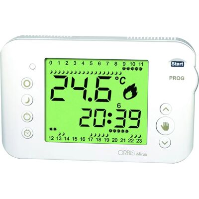 ORBIS Mirus Digital Wall Thermostat - Daily/Weekly Programming ORBIS Mirus Digital Wall Thermostat - Daily/Weekly Programming
