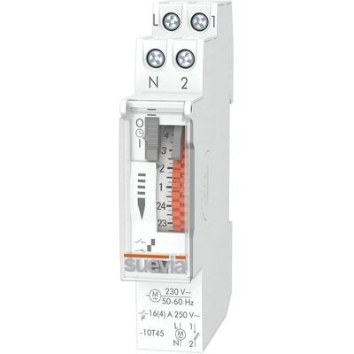 Suevia Dino One RD Timer - Analoger DIN-Schienen-Timer 230 V/AC Suevia Dino One RD Timer - Analoger DIN-Schienen-Timer 230 V/AC