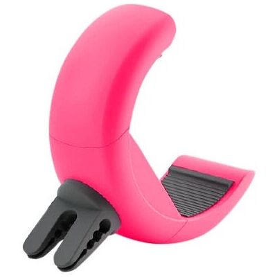 Suporte de carro rosa Muvit MUCHL0049 - Rotação de 360° na saída de ar Suporte de carro rosa Muvit MUCHL0049 - Rotação de 360° na saída de ar