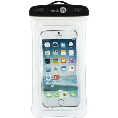 Muvit Transparante Waterdichte Zak - IPX8 Smartphone Case Muvit Transparante Waterdichte Zak - IPX8 Smartphone Case
