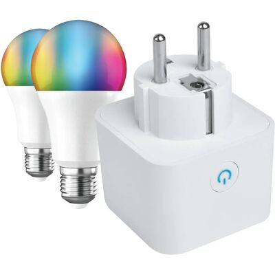 Muvit iO Pack Smart: Enchufe + 2 Bombillas - Kit Hogar Inteligente Muvit iO Pack Smart: Enchufe + 2 Bombillas - Kit Hogar Inteligente