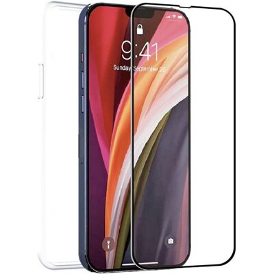 Funda y protector de pantalla Muvit for Change para iPhone 13 Pro - Negro Funda y protector de pantalla Muvit for Change para iPhone 13 Pro - Negro