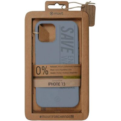 Muvit iPhone 13 Gris Eco-friendly Shock-Resistant Case Muvit iPhone 13 Gris Eco-friendly Shock-Resistant Case