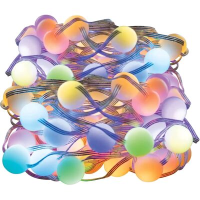 Muvit Io Mini Globe Dreamcolor Garland Wi-fi Exterior 10 M 66 Leds Rgb Tira Led Con Controlador - Tira Led Muvit Io Mini Globe Dreamcolor Garland Wi-fi Exterior 10 M 66 Leds Rgb Tira Led Con Controlador - Tira Led