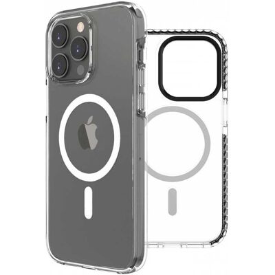 Capa transparente preta Muvit para iPhone 14 Pro Max Capa transparente preta Muvit para iPhone 14 Pro Max