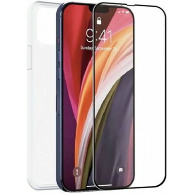 Coque et Protecteur en Verre Trempé Écologiques Muvit iPhone 14 Coque et Protecteur en Verre Trempé Écologiques Muvit iPhone 14