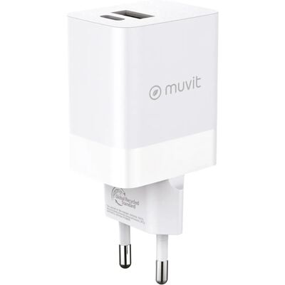 Muvit Universal 45W USB-C PD Ladegerät - Umweltfreundlich Muvit Universal 45W USB-C PD Ladegerät - Umweltfreundlich