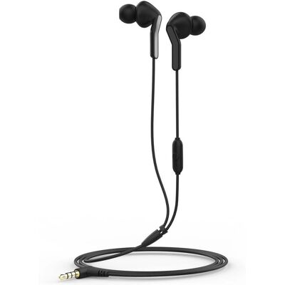 Fones de ouvido Muvit E57 - Estéreo In-Ear Jack 3,5mm Preto Fones de ouvido Muvit E57 - Estéreo In-Ear Jack 3,5mm Preto