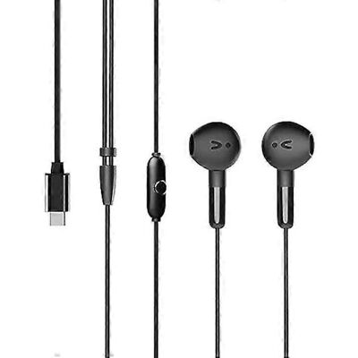Fones de Ouvido Intra-Auriculares Muvit E58 - Tipo-C - Preto - Fones Fones de Ouvido Intra-Auriculares Muvit E58 - Tipo-C - Preto - Fones