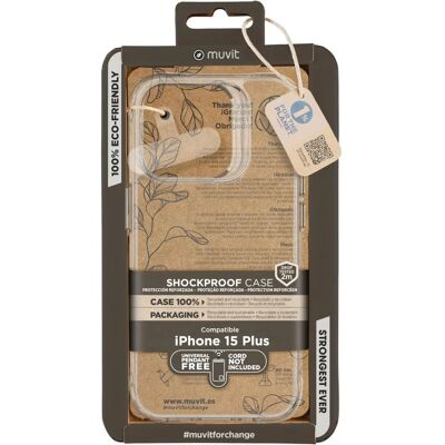 Capa Transparente à Prova de Choque para iPhone 15 Plus - Capinha Capa Transparente à Prova de Choque para iPhone 15 Plus - Capinha