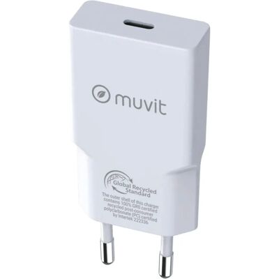 Muvit Wandladegerät Slim USB-C 30W - Wandladegerät Muvit Wandladegerät Slim USB-C 30W - Wandladegerät