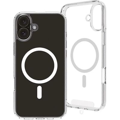 Muvit iPhone 16 Plus Recycled MagSafe Transparent Case Muvit iPhone 16 Plus Recycled MagSafe Transparent Case