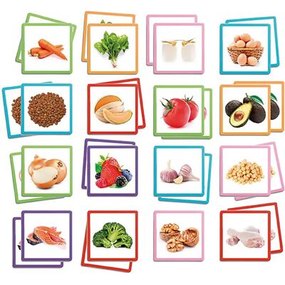 Modèle Akros - Jeu d'association d'aliments sains - Jeu de cartes éducatif - Publicité Modèle Akros - Jeu d'association d'aliments sains - Jeu de cartes éducatif - Publicité