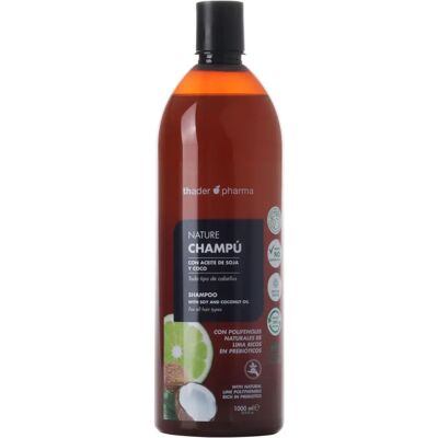Shampoo à la noix de coco et jojoba TH Pharma - Tout type de cheveux - 1000ml Shampoo à la noix de coco et jojoba TH Pharma - Tout type de cheveux - 1000ml