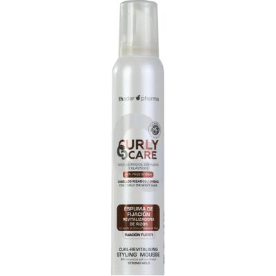 Mousse capillaire Curly Care de Th Pharma - Tous types de cheveux - Longue durée - Anti-Frizz - Publicité Mousse capillaire Curly Care de Th Pharma - Tous types de cheveux - Longue durée - Anti-Frizz - Publicité