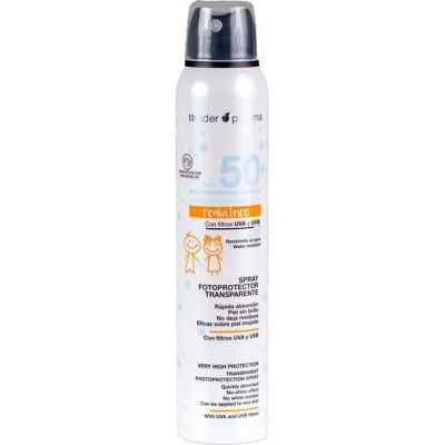 TH Pharma Protector solar infantil transparente en spray SPF 50+ TH Pharma Protector solar infantil transparente en spray SPF 50+