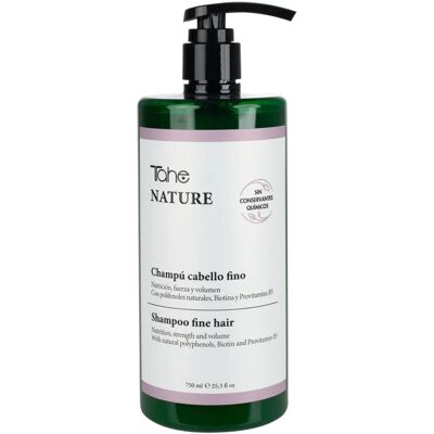 TAHE Nature Shampoo hienoihin hiuksiin - Kevyt, Luomuelintarvike, Volyymi TAHE Nature Shampoo hienoihin hiuksiin - Kevyt, Luomuelintarvike, Volyymi