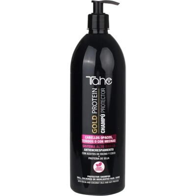 Tahe Gold Protein Shampoo - Anti-Frizz für Coloriertes Haar Tahe Gold Protein Shampoo - Anti-Frizz für Coloriertes Haar