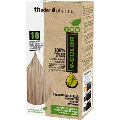 Tinte natural para cabello - Rubio platino - Tipo de cabello Tinte natural para cabello - Rubio platino - Tipo de cabello