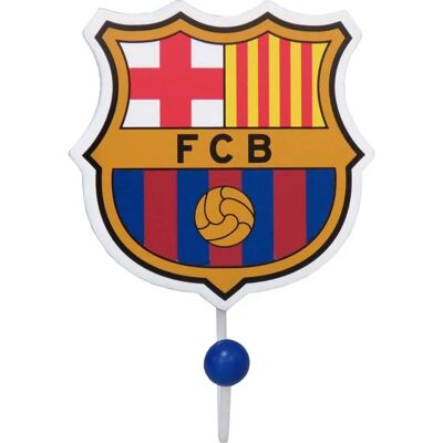 Crochet Murale FC Barcelona - 15x10x4 cm - Bois, Multicolore, Officiel Crochet Murale FC Barcelona - 15x10x4 cm - Bois, Multicolore, Officiel