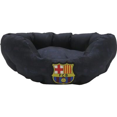 Letto per cani FC Barcelona - Cuscino rimovibile e lavabile - Blu Letto per cani FC Barcelona - Cuscino rimovibile e lavabile - Blu