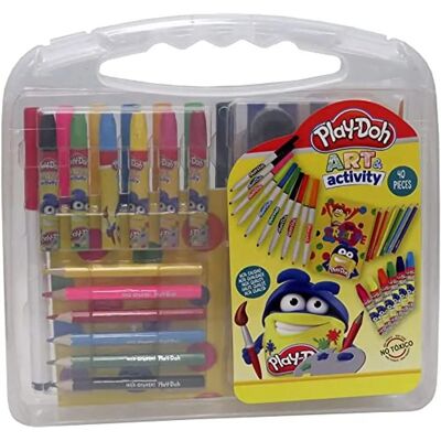 Trousse de dessin créative Play Doh - 40 pièces pour enfants Trousse de dessin créative Play Doh - 40 pièces pour enfants