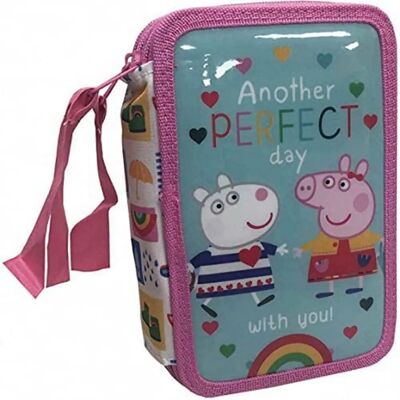 CYP BRANDS Peppa Pig Estojo de lápis triplo - estojo CYP BRANDS Peppa Pig Estojo de lápis triplo - estojo