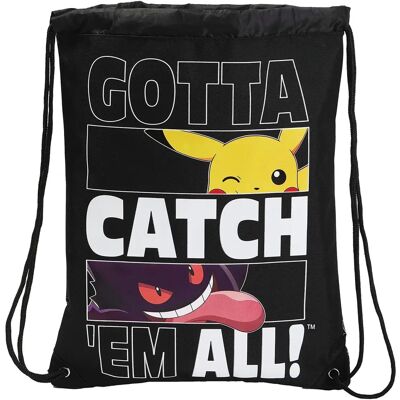 Plecak Pokémon Cyp Brands - Czarny 42x34cm Plecak Pokémon Cyp Brands - Czarny 42x34cm
