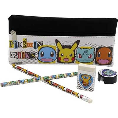 CYP Brands Conjunto de Papelaria Pikachu - Material de Escritório CYP Brands Conjunto de Papelaria Pikachu - Material de Escritório