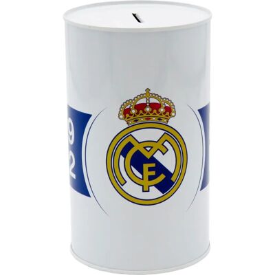 Real Madrid Metalen Spaarpot - Groot Wit Design Real Madrid Metalen Spaarpot - Groot Wit Design