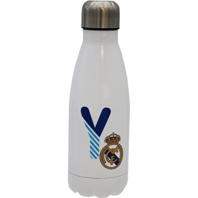 Botella de acero inoxidable personalizada letra Y de Real Madrid - Botella de agua Botella de acero inoxidable personalizada letra Y de Real Madrid - Botella de agua