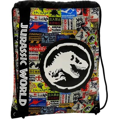 CyP Brands Jurassic World Gym Bag - 34x44x2cm - Official Licensed CyP Brands Jurassic World Gym Bag - 34x44x2cm - Official Licensed