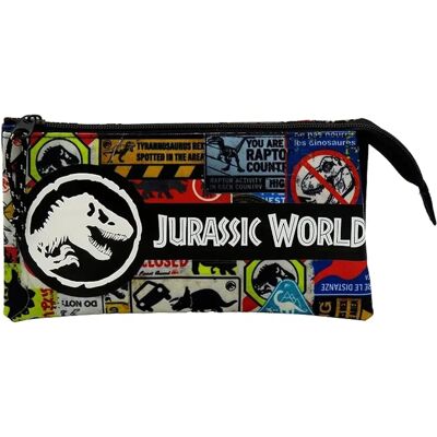 Cyp Brands Jurassic World Dreifach-Taschenfedermäppchen - Federmäppchen Cyp Brands Jurassic World Dreifach-Taschenfedermäppchen - Federmäppchen