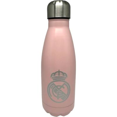Roestvrij Stalen Fles Real Madrid Roze Zilver - 550ml Roestvrij Stalen Fles Real Madrid Roze Zilver - 550ml