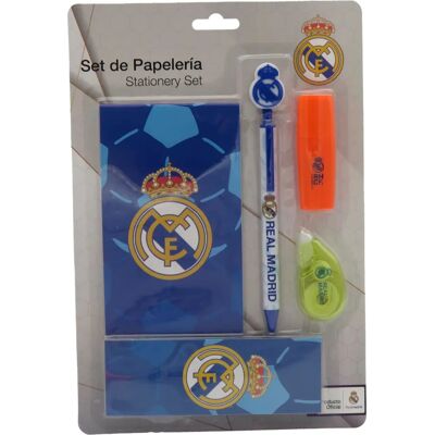 Ensemble de Papeterie Real Madrid - Marqueurs & Accessoires Ensemble de Papeterie Real Madrid - Marqueurs & Accessoires