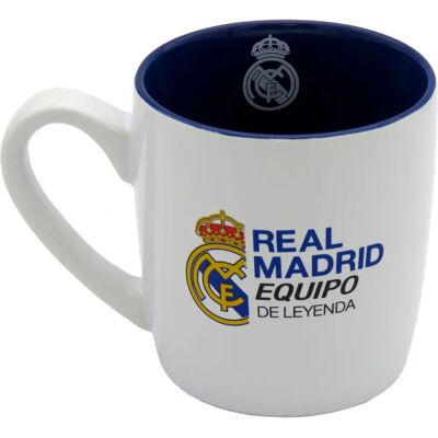 Real Madrid Wit Bicolor Keramieken Mok - 380ml Real Madrid Wit Bicolor Keramieken Mok - 380ml