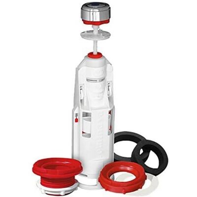 Fominaya Spülventil - Doppelknopf, Roca-Kupplung, Basis - WC-Teil Fominaya Spülventil - Doppelknopf, Roca-Kupplung, Basis - WC-Teil