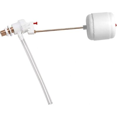 FOMINAYA Toilet Float Valve - Messing, 3/8" - Weiß FOMINAYA Toilet Float Valve - Messing, 3/8" - Weiß