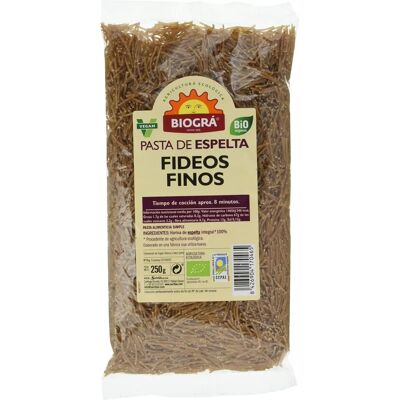 Fideos Finos de Espelta y Chía Bio - Listos para sopa Fideos Finos de Espelta y Chía Bio - Listos para sopa