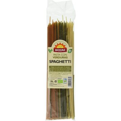 Biográ Espaguetis con Verduras Orgánicas - 250g - Vegano & Vegetariano Biográ Espaguetis con Verduras Orgánicas - 250g - Vegano & Vegetariano