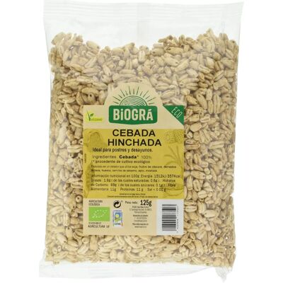 Biográ - Puffed barley - 125 g - unsugared honey-free - Cereal Biográ - Puffed barley - 125 g - unsugared honey-free - Cereal
