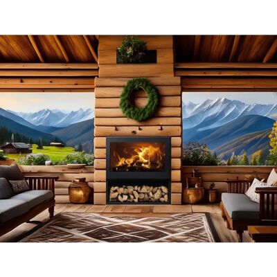 AVE - Ave 5 Stelle - 7,7 kW - Tripla combustione - Stufa a legna AVE - Ave 5 Stelle - 7,7 kW - Tripla combustione - Stufa a legna