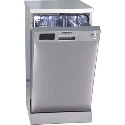 ROMMER BRIGHT 45 INOX - Plata - Lavavajillas ROMMER BRIGHT 45 INOX - Plata - Lavavajillas