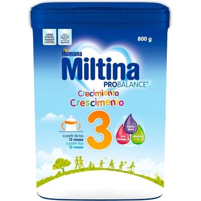 Humana Miltina 3 Probalance Crescimento - Leite para bebês Humana Miltina 3 Probalance Crescimento - Leite para bebês