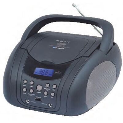 Nevir NVR-483UB Digital 3 W FM Negro - Radio Nevir NVR-483UB Digital 3 W FM Negro - Radio