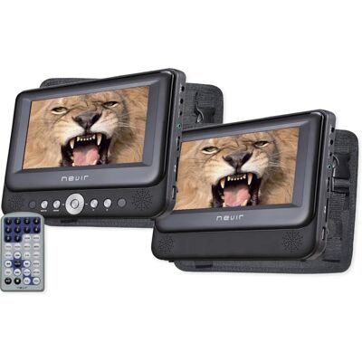 Nevir NVR-2772DVD-PDCU - Reprodutor de DVD portátil - Preto Nevir NVR-2772DVD-PDCU - Reprodutor de DVD portátil - Preto