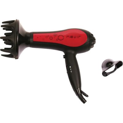 Nevir NVR-2201-S Secador de Pelo - 2200 W, Motor DC, Rojo Nevir NVR-2201-S Secador de Pelo - 2200 W, Motor DC, Rojo